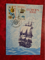 Carte Maximum 1982 STRASBOURG TIMBRE EUROPA - 1980-1989