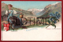 SWITZERLAND - ENGELBERG - OBWALDNERIN - ENZIAN - 1900 PC - Autres & Non Classés