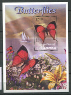 Micronesie ** Bloc 115 - Papillons - Fleurs - Micronesia
