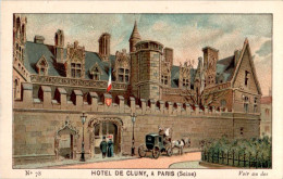 Image N°78 Hôtel De Cluny à Paris Département De La Seine (75) Texte Au Dos En TB.Etat - Autres & Non Classés