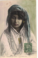 AFRIQUE DU NORD MAGHREB SCENES ET TYPES FEMMES JEUNE MAURESQUE - FEMME - CIRCULEE GABES VERS BRIEULLES SUR MEUSE - Frauen