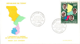 TCHAD FDC 1964 CONFERENCE DES CHEFS D'ETAT - Tchad (1960-...)