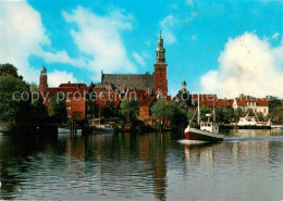 73673843 Leer Ostfriesland Hafen Mit Rathaus Leer Ostfriesland - Leer