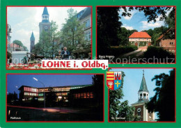 73673838 Lohne Oldenburg Wochenmarkt Rathaus Burg Hopen St Gertrud Lohne Oldenbu - Lohne