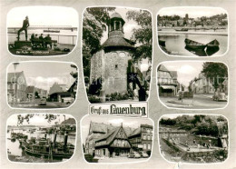 73673831 Lauenburg Elbe Der Rufer Hamburger Strasse Hafen Schlossturm Elbepartie - Lauenburg