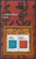 Sri Lanka 1991 MNH MS Christmas, Christianity, Religion, Festival, Painting, Art, Miniature Sheet - Sri Lanka (Ceilán) (1948-...)