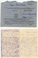 Germany 1917 WWI Feldpost Cover & Letter; Neuenkirchen To Armee Flugpark 8, Feldpost 175, Flieger Wiehenkamp (Aviator) - Feldpost (franchigia Postale)
