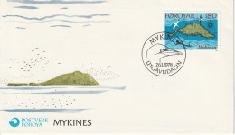 Iles Féroé YT 29 FDC : L'ile Aux Oiseaux - 1978 - Féroé (Iles)