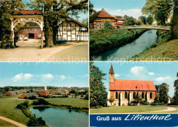 73673668 Lilienthal Bremen Gutshof Bruecke Schwanenteich Panorama Kirche Lilient - Other & Unclassified