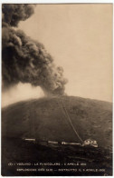 VESUVIO - LA FUNICOLARE - 5 APRILE 1906 - ESPLOSIONE ORE 14.10 - DISTRUTTO IL 6 APR. 1906 - Vedi Retro - Formato Piccolo - Napoli (Naples)