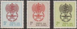 Papua New Guinea 1962 SG33-35 Malaria Eradication Set MLH - Papúa Nueva Guinea