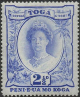 Tonga 1942 SG77 2½d Queen Salote MNH - Tonga (1970-...)