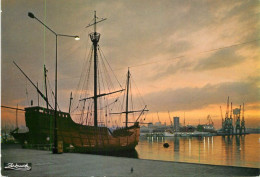 Navigation Sailing Vessels & Boats Themed Postcard Barcelona Sunrise On The Harbour - Segelboote