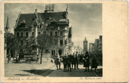 Mindelheim/Bayern/Schwaben/Unterallgäu - Marktplatz - Mindelheim