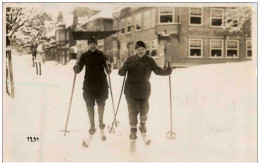 Erfurt Im Schnee Skifahrer - Erfurt