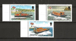 Isle Of Man IOM 1991 Lifeboats - Ships Mi  459-461, MNH(**) - Isle Of Man