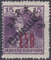 Hongrie Baranya 1919 Mi 57 Roi Charles IV (G6) - Baranya