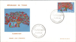 TCHAD FDC 1964 ARBRE FLAMBOYANT - Tchad (1960-...)