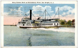 Mary Patten Boat Up Shrewsbury River - Sea Bright - Altri & Non Classificati