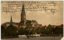 Mönchengladbach - Geroplatz Mit Münsterkirche - Moenchengladbach