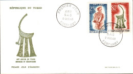 TCHAD FDC 1963 ART ANCIEN - Tsjaad (1960-...)