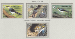 SIERRA LEONE 1994 WWF Birds Mi 2171-2174 MNH(**) Fauna 516 - Otros & Sin Clasificación