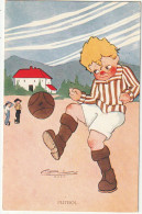 WA 3- " FUTBOL " - FOOTBALLEUR - ILLUSTRATEUR - EDI . VICTORIA - COLL . SALIETI , BARCELONA - SPORTS - Other & Unclassified