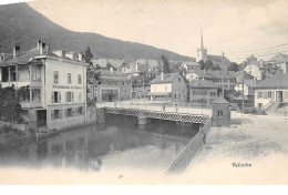 Suisse. N°104186 .vallorbe .pharmacie Du Sapin .l Eglise . - Orbe