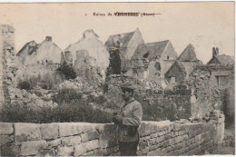 WA 7-(02) RUINES DE VERNEUIL - 2 SCANS - Sonstige & Ohne Zuordnung