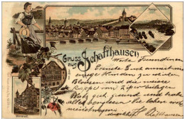 Gruss Aus Schaffhausen - Litho - Schaffhouse