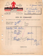 Facture.AM19675.Ecully.1954.Francis Coucheroux.Meubles - 1950 - ...