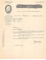 Facture.AM19544.Paris.1933.Gruson Frères.Tannerie De Touraine.Cuirs Lissés.peaux Fantaisie.Illustré - 1900 – 1949