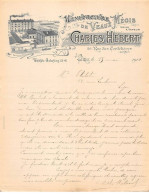 Facture.AM19543.Paris.1914.Charles Hébert.Manufacture De Veaux Mégis.Usine à Vapeur.Illustré - 1900 – 1949