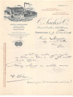 Facture.AM19456.Aubervilliers.Pour Paris.1912.Sachs & Cie.Acide Sulfurique.Superphosphate.Engrais.Illustré - 1900 – 1949