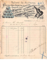 Facture.AM19388.Liancourt-Rantigny.Pour Lyon.1903.Calnan & Johnson.Chaussure.Encre.Couleur.Cire.Illustré - Profumeria & Drogheria