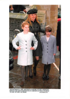 Photo De Presse.MLE10681.30x20 Cm Environ.Duchesse Of York.Beatrice Et Eugenie.1998.Memorial Service.Eglise St Paul - Célébrités