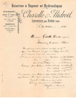 Facture.AM20930.Leigneux.Boën.1902.Chazelle & Midroit.Scieries à Vapeur Et Hydraulique.Bois.Parquet.Latte.Charpente - 1800 – 1899