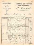 Facture.AM20973.Bois D'Oingt.1906.C Pocachard.Voiture.Forge.Charronnage - 1900 – 1949