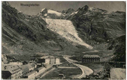 Rhonegletscher Mit Gletsch - Sonstige & Ohne Zuordnung