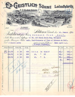 Facture.AM20129.Suisse.1913.Schlieren Zurich.Ed Geistlich Söhne Leimfabrik - Suiza