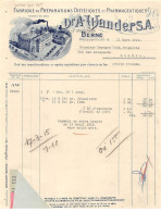 Facture.AM20097.Suisse.Berne.Weissenbuhl.1915.Dr A Wander SA.Préparations Diététiques Et Pharmaceutiques - Suisse