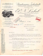 Facture.AM19990.Pantin.1946.N Lebel.Chaudronnerie Industrielle.Usine à Vapeur.Equipement De Chassis Automobiles - 1900 – 1949
