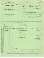 Facture.AM19958.Rouen.1935.A Simon.Eaux De Vie De Cidre Du Calvados - 1900 – 1949