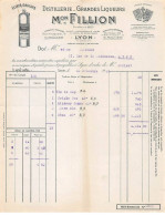 Facture.AM19844.Lyon.1948.Mon Fillon.Distillerie.Grandes Liqueurs.Elixir Gaulois - 1900 – 1949