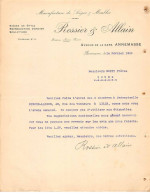 Facture.AM19822.Annemasse.1920.Rossier & Allain.Manufacture De Sièges & Meubles - 1900 – 1949