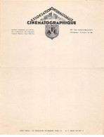 Facture.AM19786.Paris.1900 Environ.AIC.Association Internationale Cinématographique - 1900 – 1949