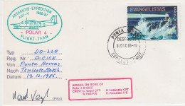 Chile Antarctic Flight Polar 2 From Punta Arenas To Teniente Marsh 19.12.1986 (GS187) - Poolvluchten