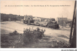 CAR-AAIP9-85-0790 - SAINT JEAN DE MONTS - La Gare Du Chemin De Fer Bourgneuf-Les-Sables-d'Olonne - Train - Saint Jean De Monts