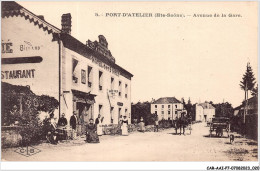 CAR-AAIP7-70-0567 - PORT D'ATELIER - Avenue De La Gare - Hotel Des 2 Gares - Sonstige & Ohne Zuordnung