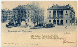 Souvenir De Neuchatel - Rue Pury - Neuchâtel